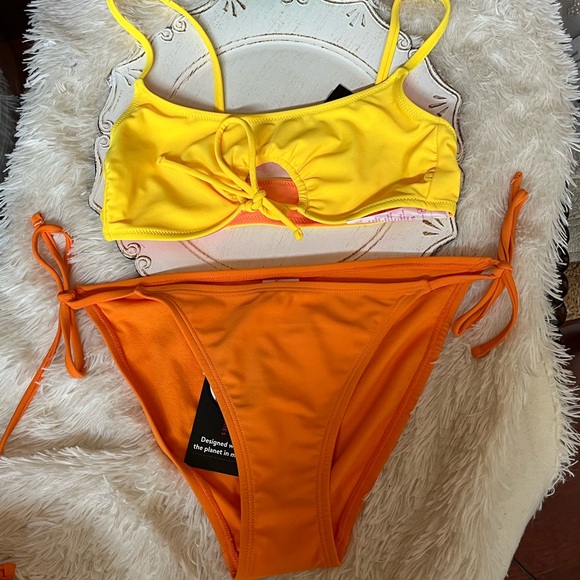 Yellow and Orange Bikini Set - Picture 8 of 9